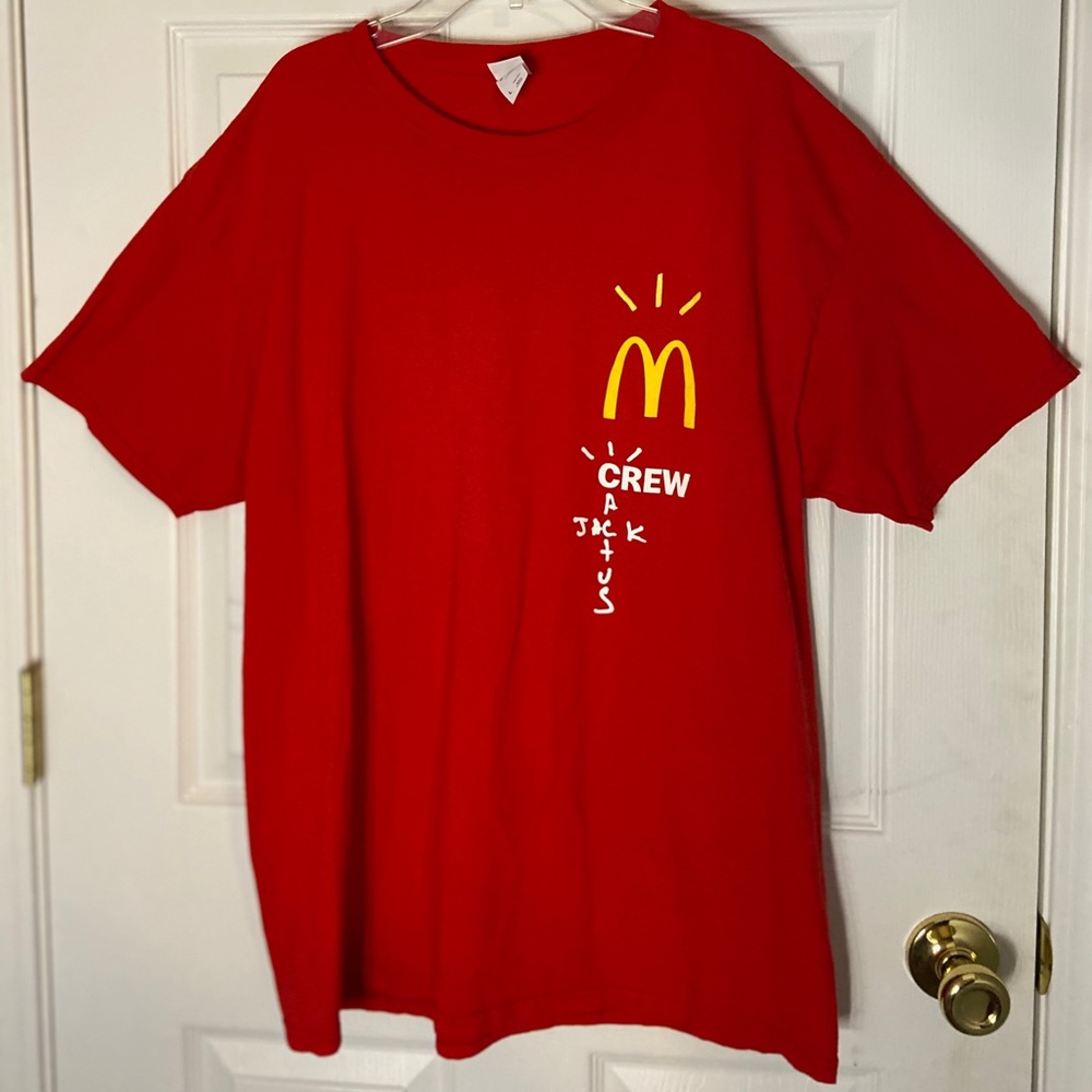 Mcdonald’s crew travis scott t shirt BRAND NEW